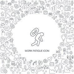 Work Fatigue Icon