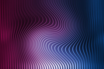 Abstract wavy lines create a mesmerizing pattern with a gradient color scheme