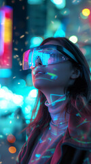 Futuristic artificial intelligence concept