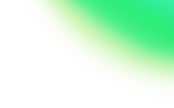 A diagonal gradient of black transitioning to bright green, composed of small pixels, isolated on a transparent background.