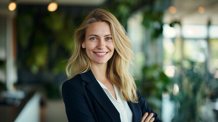 Confident businesswoman