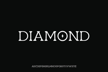 Display alphabet font vector design suitable for headline, poster, logo, magazine and many more