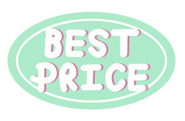 Pastel BEST PRICE sale tag for online shopping, marketing, promotion, sticker, banner, special price, discount, business, social media, print, ad, template, sign, symbol, campaign, web button