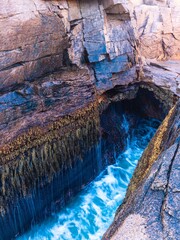 Acadia National Park Maine Rocky Coast View from Thunder Cove 