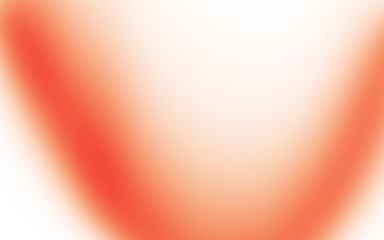 A dynamic abstract shape with flowing red and orange gradients against a deep black background, isolated on transparent background.