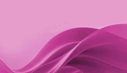 Flowing pink Fabric Waves abstract background