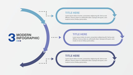 Infographic 03 steps.