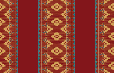 Geometric ethnic pattern seamless, Native American ethnic design, Southwestern decor design for background ,curtain, carpet, wallpaper, clothing, wrapping, Batik, vector illustration.