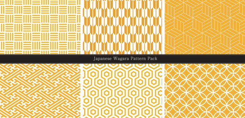 Set of traditional Japanese patterns