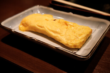 Authentic Japanese Lunch Set: Grilled Chicken, Rolled Omelette, Rice, Miso Soup

