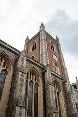 Stunning view of St Peter's Church in St Albans, showcasing its intricate architecture and historic charm.