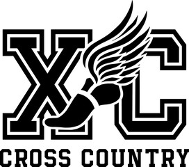 Track .Track and Field Svg.Cross Country. Vector logo illustration of running athlete silhouette clipart. Digital Download	