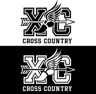 Track .Track and Field Svg.Cross Country. Vector logo illustration of running athlete silhouette clipart. Digital Download	