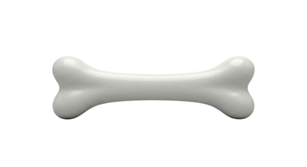 Isolated Bone for Dog Food, Pet Treat or Toy and Game, Nutrient Rich, Calcium Source