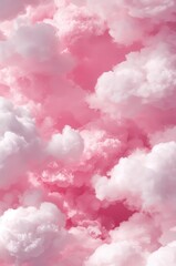 pink sky with clouds