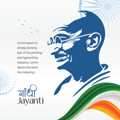 Gandhi Jayanti Social Media Post