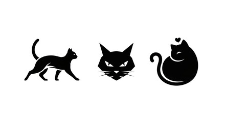 Set of Minimalist Logo Badges, AI Generation