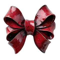 Red Metal Bow