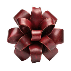Red Metallic Gift Bow