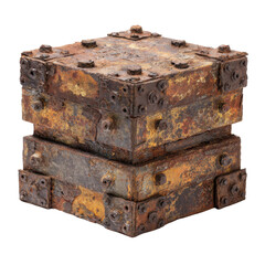 Rusty Industrial Stacked Box