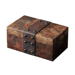 Rustic Leather Strap Box