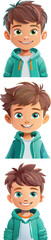 Obraz premium 3D animated boy .