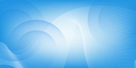 Gradient abstract background with circular line patterns. Vector illustration modern