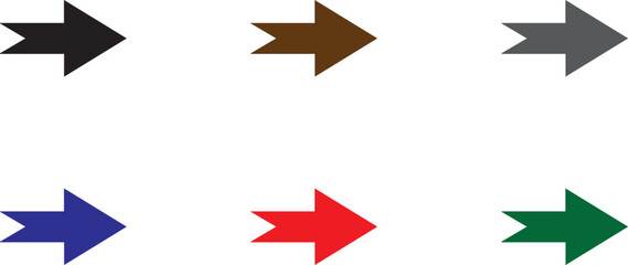 Arrow icon and illustration vector design 