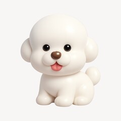 Cute cartoon puppy illustration