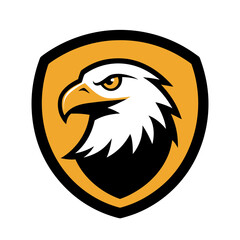 Fierce Eagle Mascot Logo | Bold Shield Emblem for Sports Teams and Professional Branding