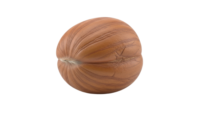 Isolated Brown Wood Texture Ball Sphere Globe Orb Woodgrain Smooth Round Object