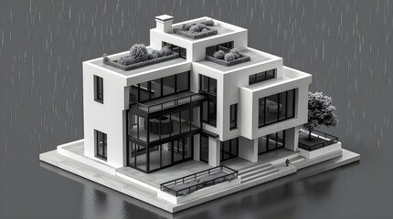 3d model of a house
