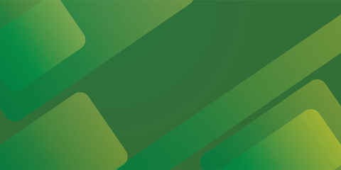 Abstract green background with diagonal lines. Dynamic shapes composition.