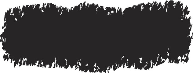 Grunge Brush Stroke Shape, Rough Hand Painted Element, Textured Marker Line for Abstract Design, Creative Decoration, Poster, Banner, Logo and Artistic Vector Illustration