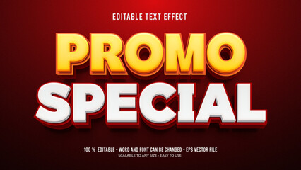 promo special editable text effect