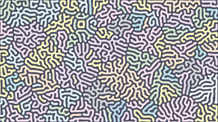 Fototapeta premium ABSTRACT COLORFUL LINES TURING PATTERN ROUGH DESIGN REACTION DIFFUSION BACKGROUND VECTOR GOOD FOR WALLPAPER, COVER,POSTER 
