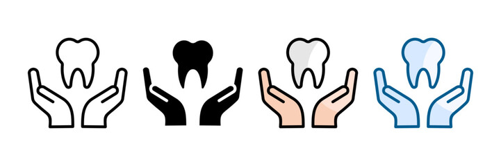 Dentistry Icon Set Multiple Style Collection