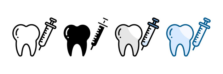 Dental Surgery Icon Set Multiple Style Collection