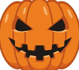 Fototapeta premium Evil Pumpkin Face