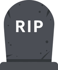 Tombstone with RIP Text