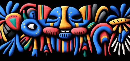 Unique Colorful Patterns Reflecting African Heritage
