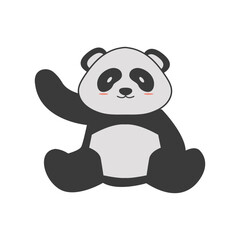 Cuta Panda Illustration