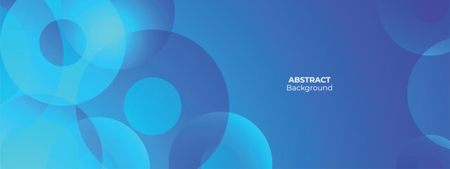 Abstract background features overlapping circles, Minimalist design conveys depth, modern aesthetic. Subtle text reads banner design.