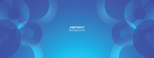 Abstract background features overlapping circles, Minimalist design conveys depth, modern aesthetic. Subtle text reads banner design.