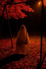 Silent Ghost at Twilight Playground