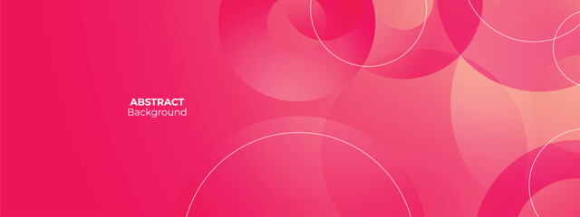 Abstract background features overlapping circles, Minimalist design conveys depth, modern aesthetic. Subtle text reads banner design.