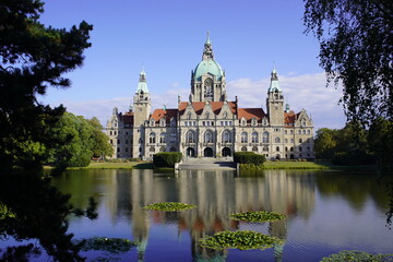 One of the most beautiful town halls in Germany is located in Hanover, Germany.