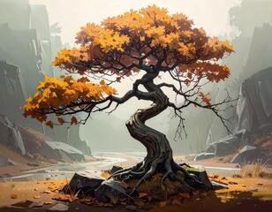 Twisted Tree in Forgotten Hollow