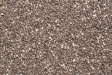 Chia seeds closeup