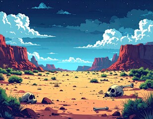 Stars Above, Skulls Below the Dust